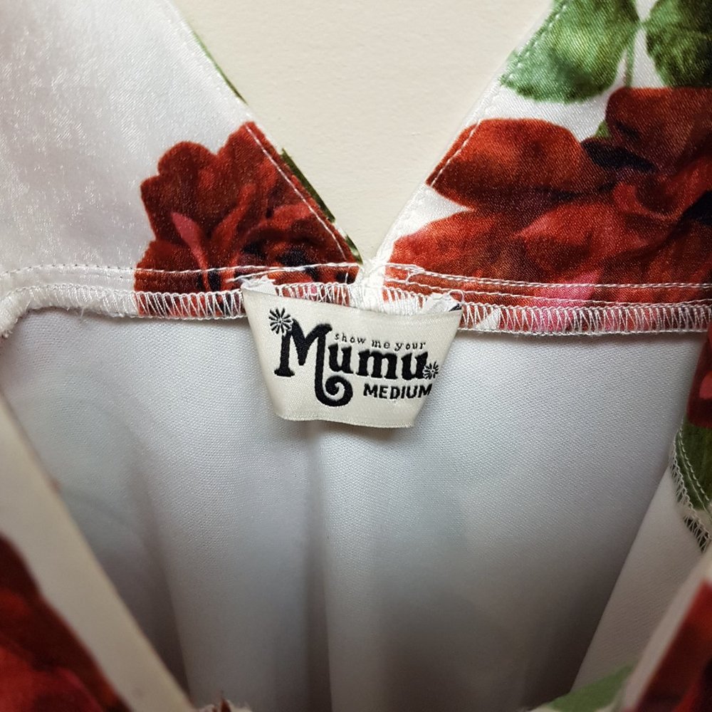 Show Me Your Mumu Mariah wrap dress red roses - Picture 6 of 7